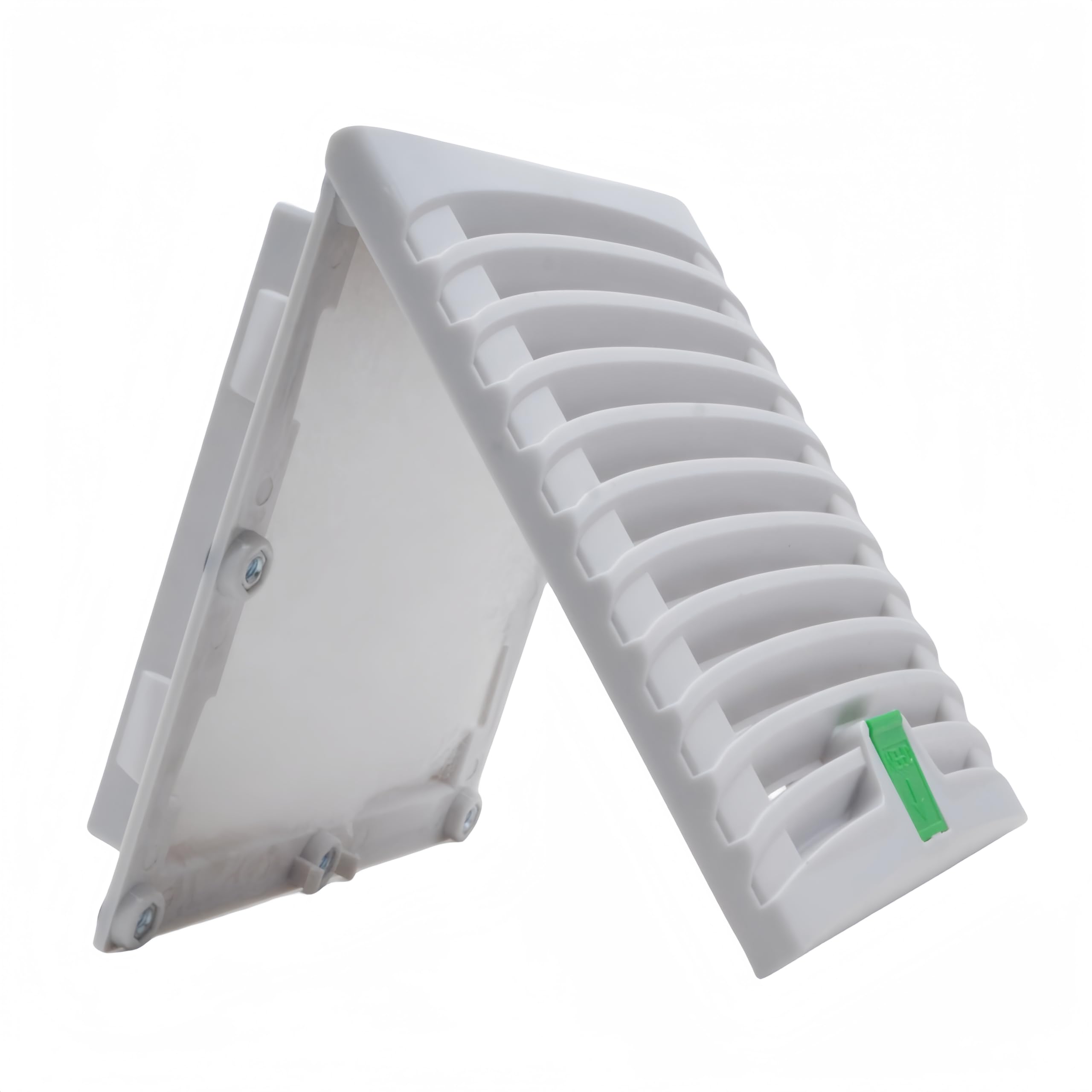 #803 - Kit de filtro de ventilación de gabinete blanco de 150 x 150 mm con ventilador de refrigeración de 120 mm x 38 mm CA/EC 115 V/230 V, a prueba de polvo e impermeable, para ventilación de
