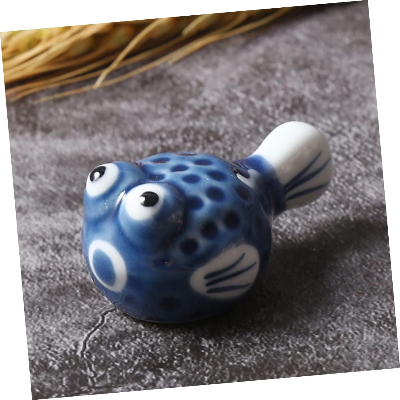 Amosfun 10 Pièces Dauphin Baguettes Reste Cuillère Et Baguettes Joli Porte-Baguettes Baguettes Formation Poisson Forme Baguettes Support Bureau Baguettes Reste Cuillères Fournitures pour