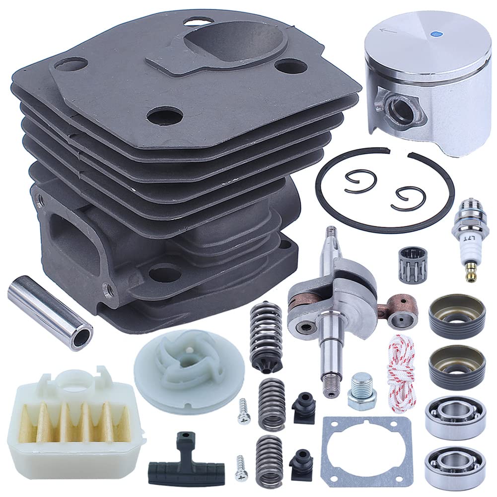 Kit de pistón de cilindro de 44Mm, para pieza de motosierra para Husqvarna 340 345 350, 503869971, 503858071, 537093101, 537092501
