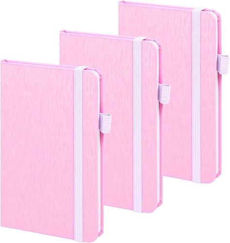 Miniatura 17 de Paquete de 3 cuadernos de bolsillo A6 con líneas, pequeños cuadernos para escribir, 160 páginas de tapa dura, mini bloc de notas para escritura,