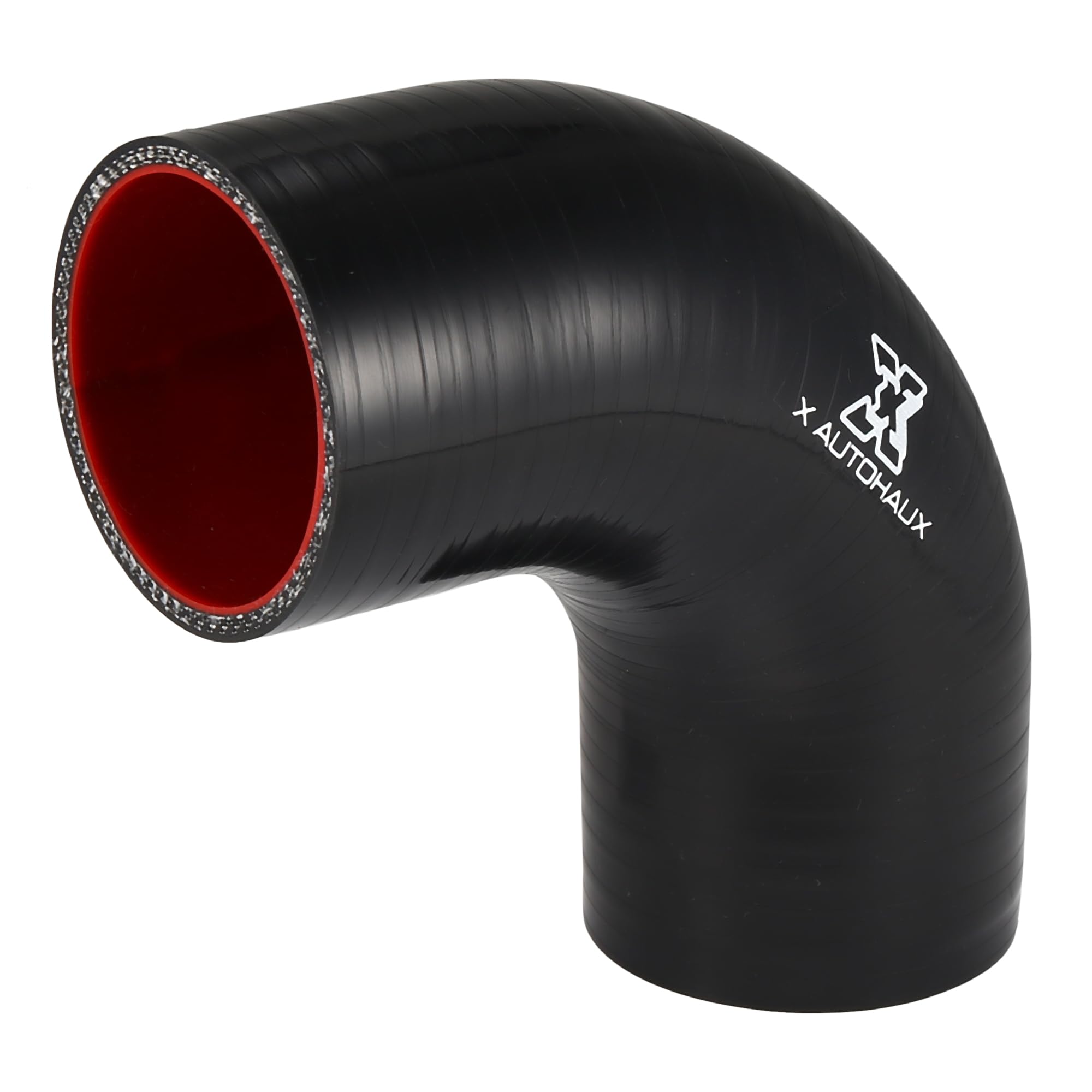 X AUTOHAUX 57mm 2.2 ID 90 gradi Silicone riduttore tubo accoppiatore tubo set rosso
