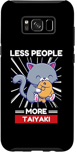 Galaxy S8+ Cute Kawaii Cat Kitten Less People More Taiyaki Case