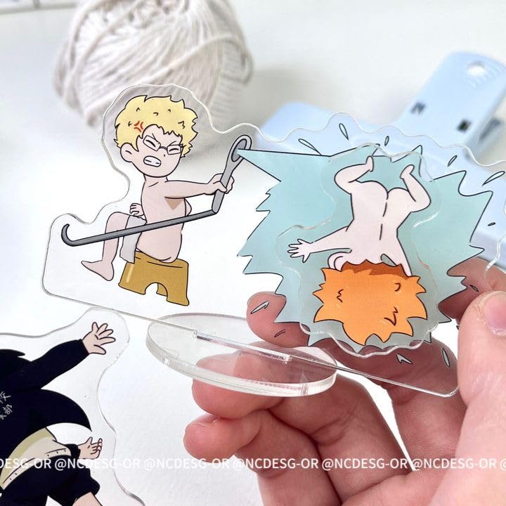 Amazon.co.jp: ハイキュー アクリルスタンド 回転 グッズ 8.6cm 『2個