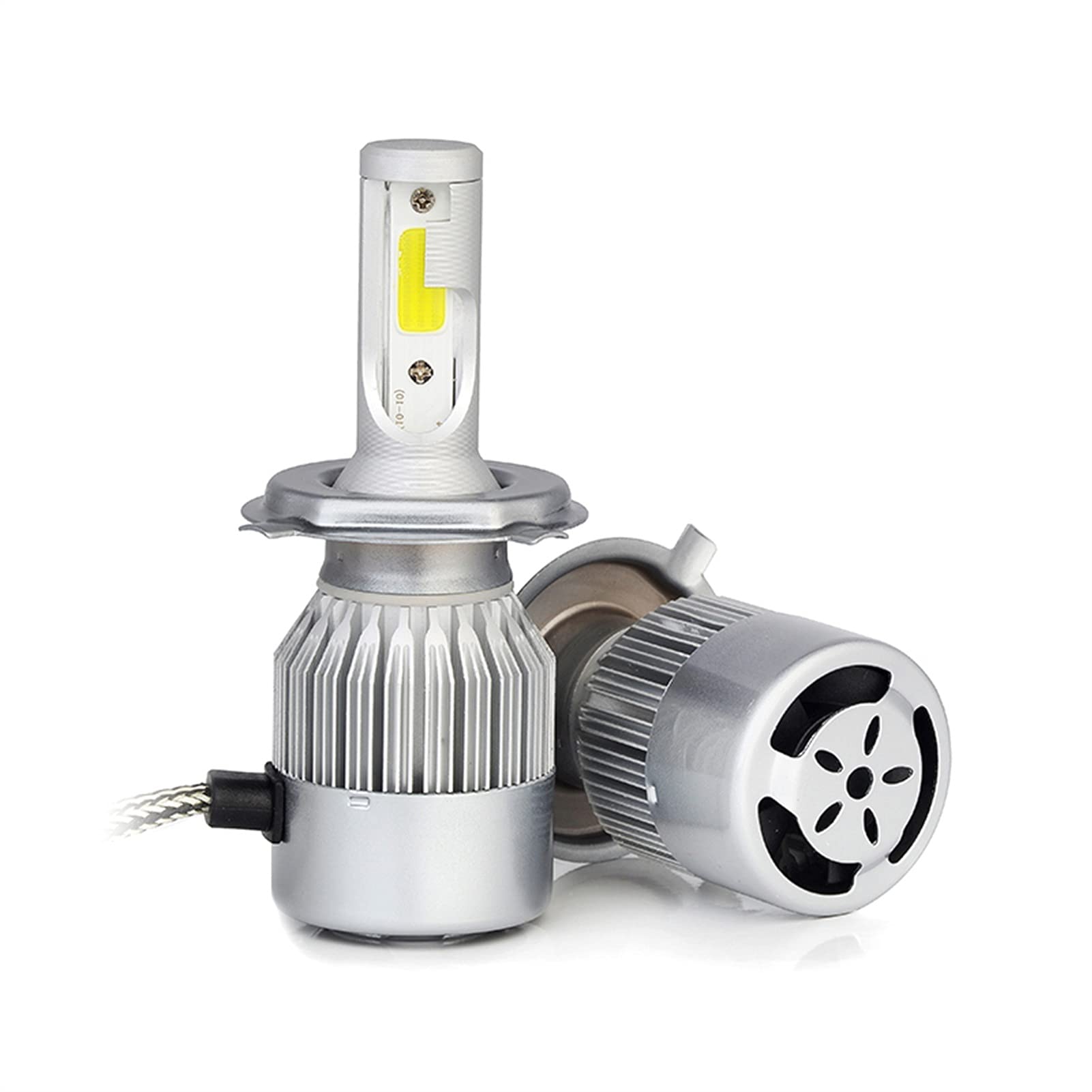 Żarówka ledowa COB LED Car Reflektor żarówki 72W 8000LM 6500K Auto Headlamp Light Lampka żarówka DC12V H4 H7 H1 H1 H8 H9 9005 HB3 9006 HB4 (Size : H9)