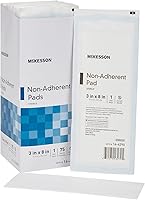 Vista 11 de McKesson, compresas no adherentes, estériles, Nylon/Poliéster, 2 x 3 pulgadas, 100 unidades, 1 paquete