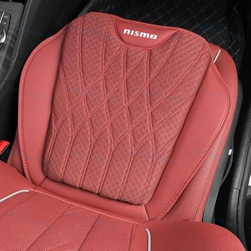 nismo 車用 シートクッション 通気性カーシートニスモ nismo 全シリーズ対応 収納ポケット付き シートカバー低反発 クッション蒸れない カーシート 滑り止め オールシーズン 自動車 椅子用 自宅 オフィス カークッション 簡単取り付け 2点セット
