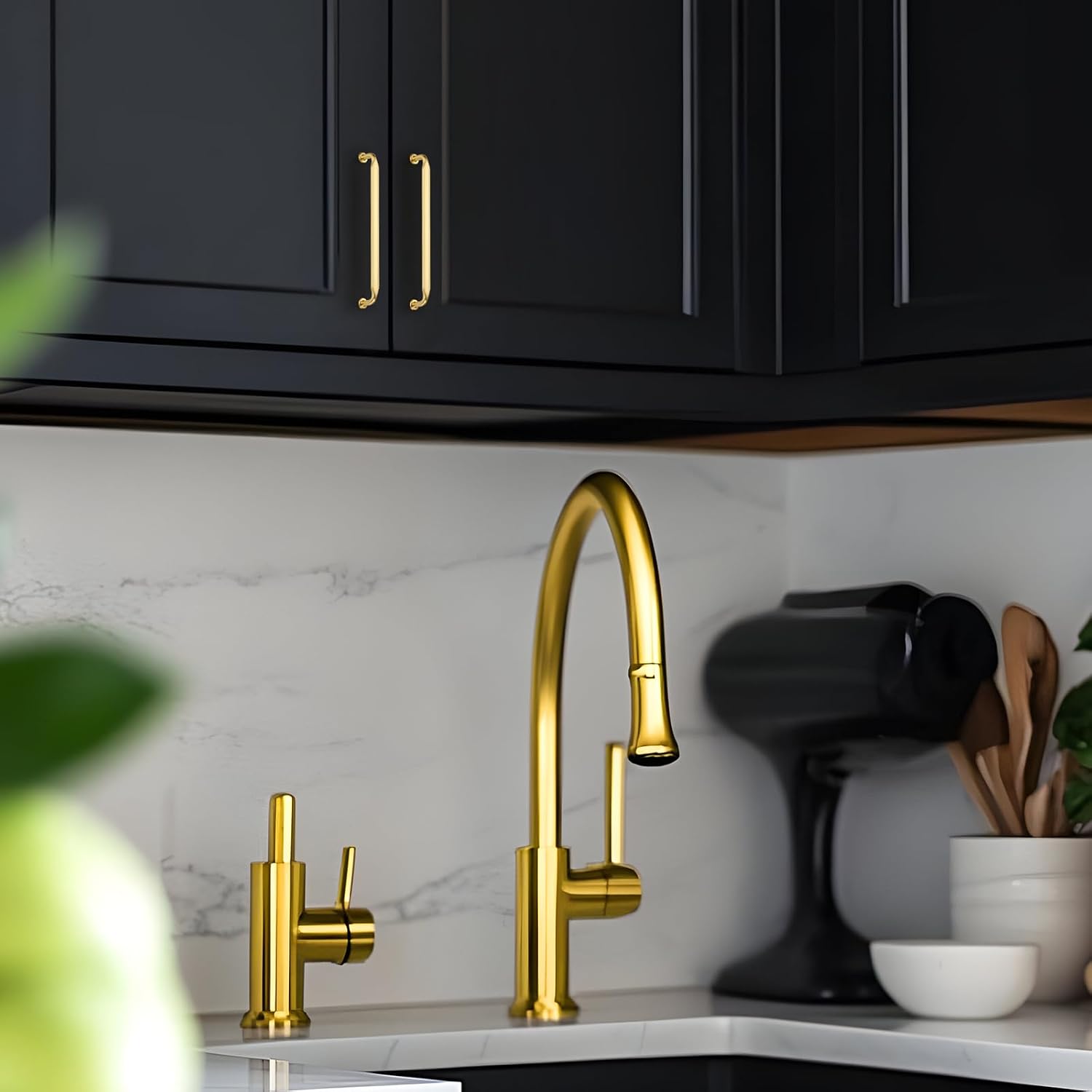 HOME EDIT Brushed Gold Solid Cabinet Handles & Pulls 7-1/2 Inch 20 Pack image 4