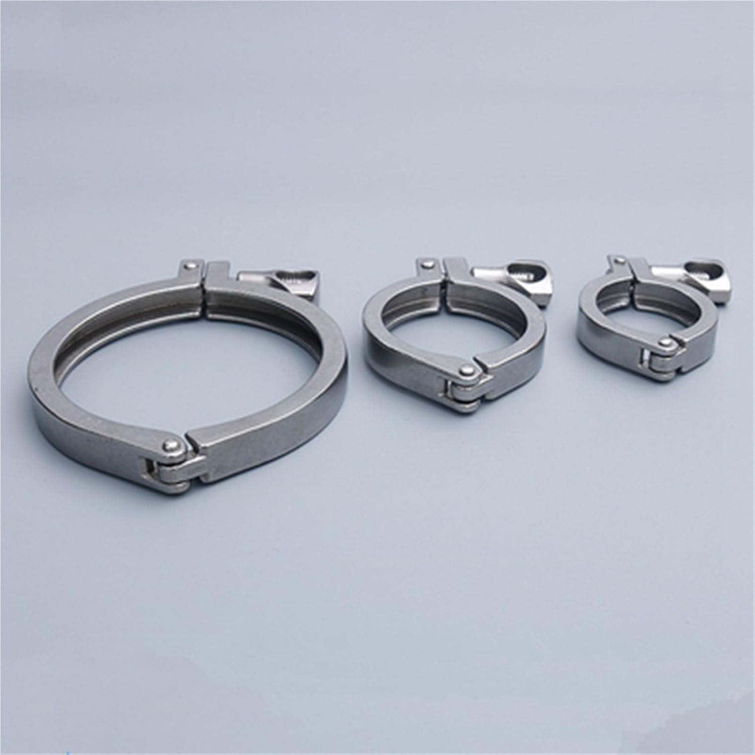 1.5" 2" 2.5" 3" Tri Clamp 50.5/64/77.5/91mm Ferrule OD SS304 Stainless Steel Tri Clover Sanitary Fitting for home Brewing(1 PCS,K40)