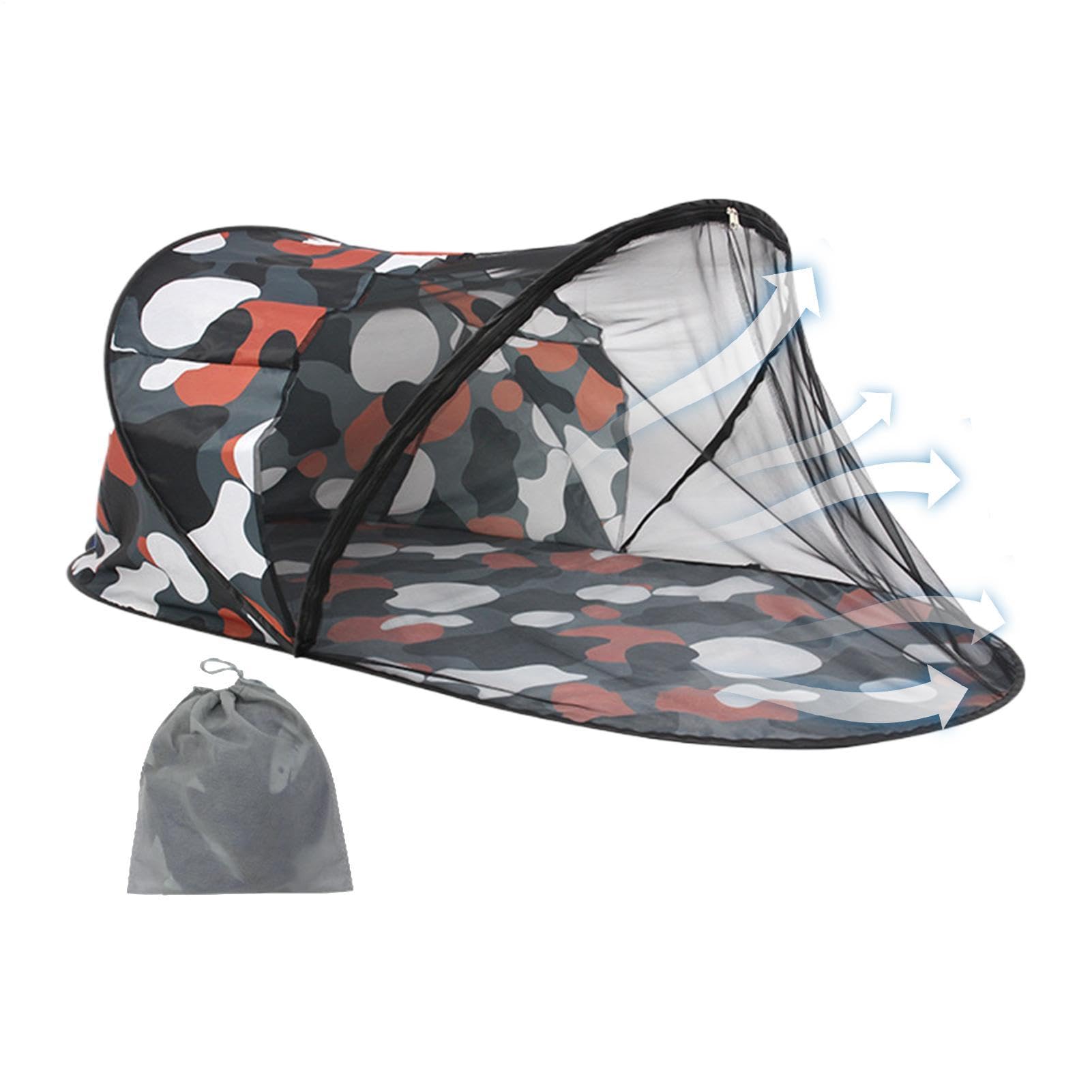 Moustiquaire de Camping Tente Pliante Respirante à Ouverture Rapide | Filet de protection à montage facile Pour sol, intérieur, extérieur, jardin, cour, arrière-cour, maison, ,