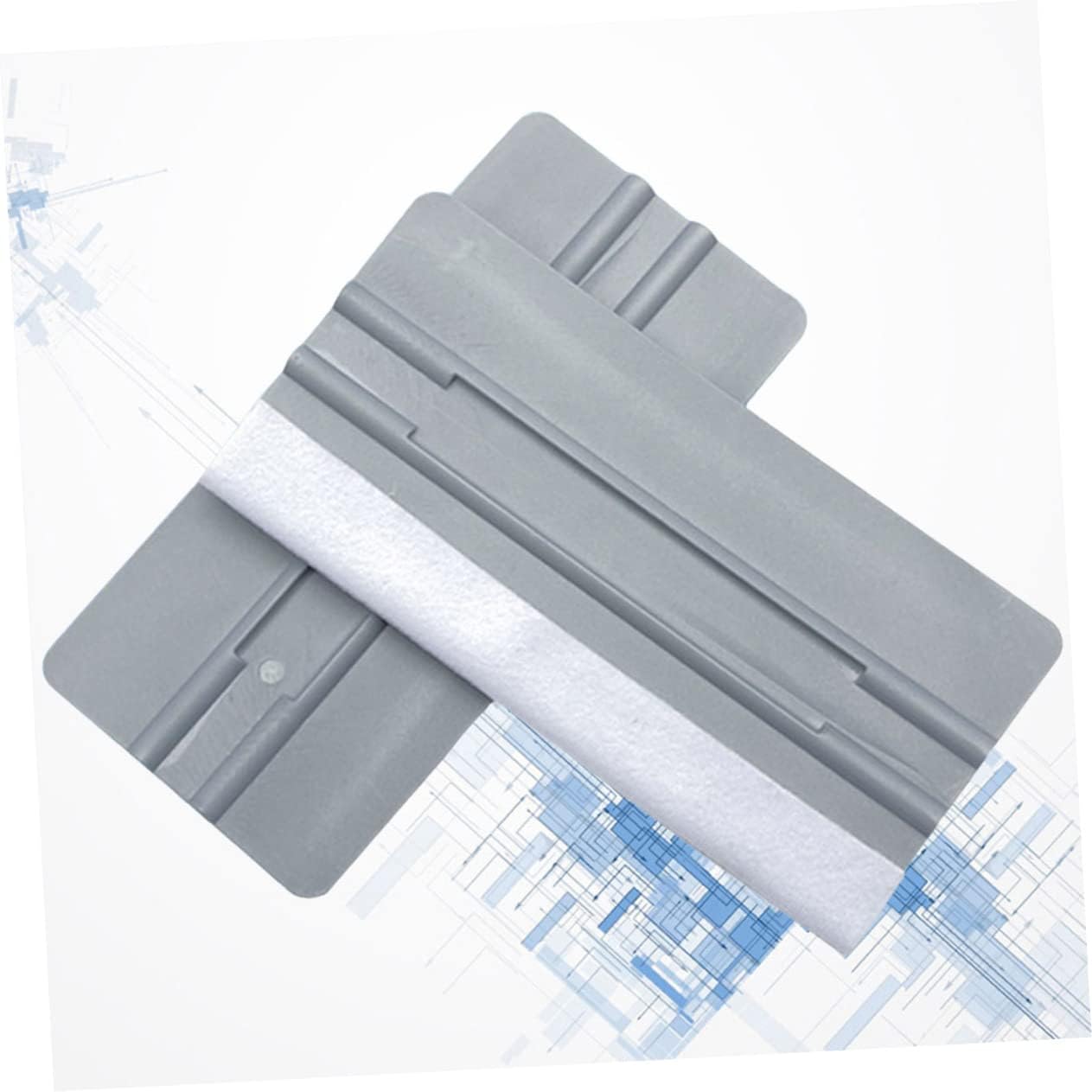 Car Window Film Applicator 2pcs Set Squeegee Tool Auto Film Scraper Felt Edge
