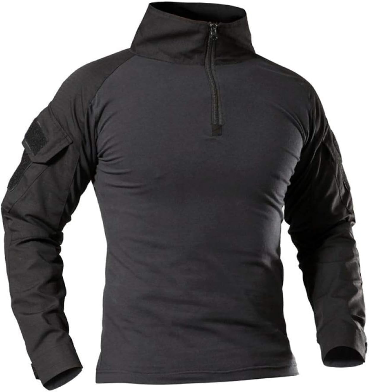 Men'S Outdoor Tactical Hiking T-Shirts Military Army Camouflage Long Sleeve Hunting Climbing Shirt Breathable Sport Clothes, XL
