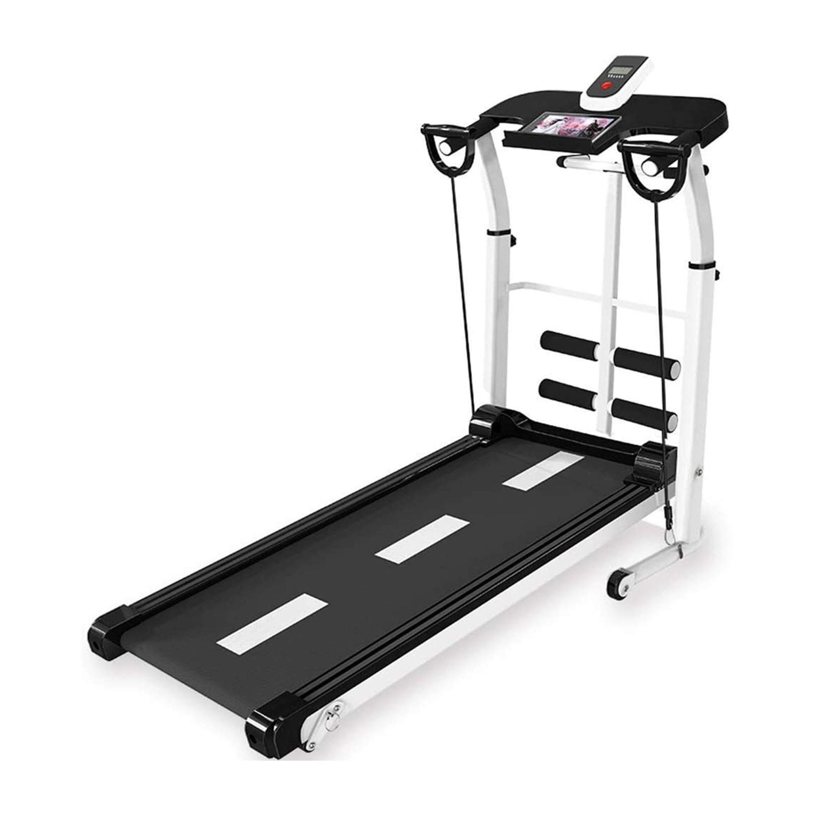 BZLLWTreadmills, Treadmill Machine For Home,Motorised Electric Treadmill Folding Running Machine Quiet Shock Absorption, Wireless Intelligent Remote Control Start, Digital Control Walking Treadmill f