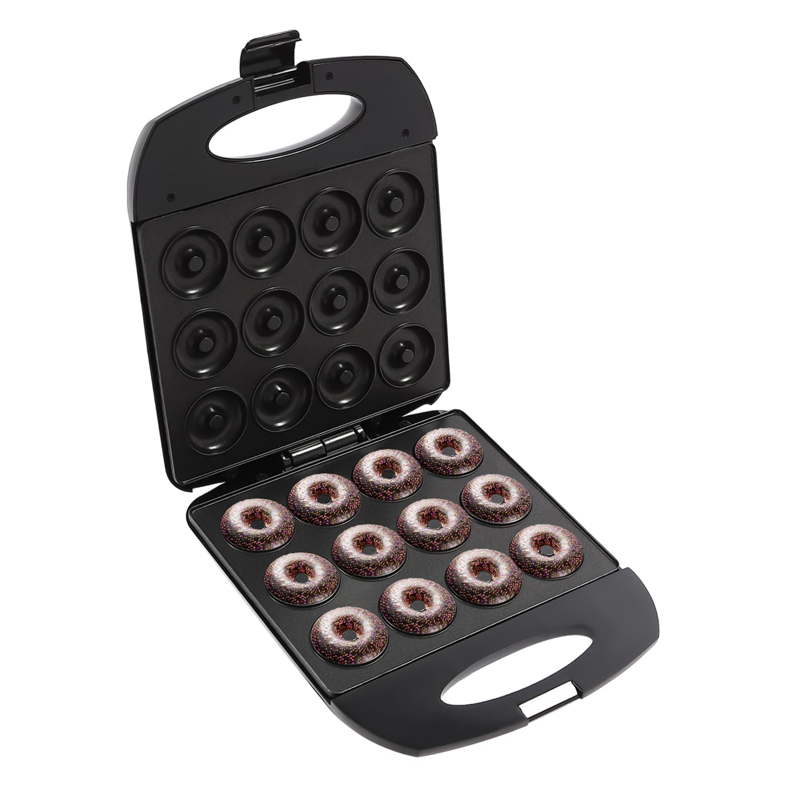 Moule à donuts 3 en 1 pour petite machine à pâtisserie pour les fêtes de famille et les loisirs 200 W