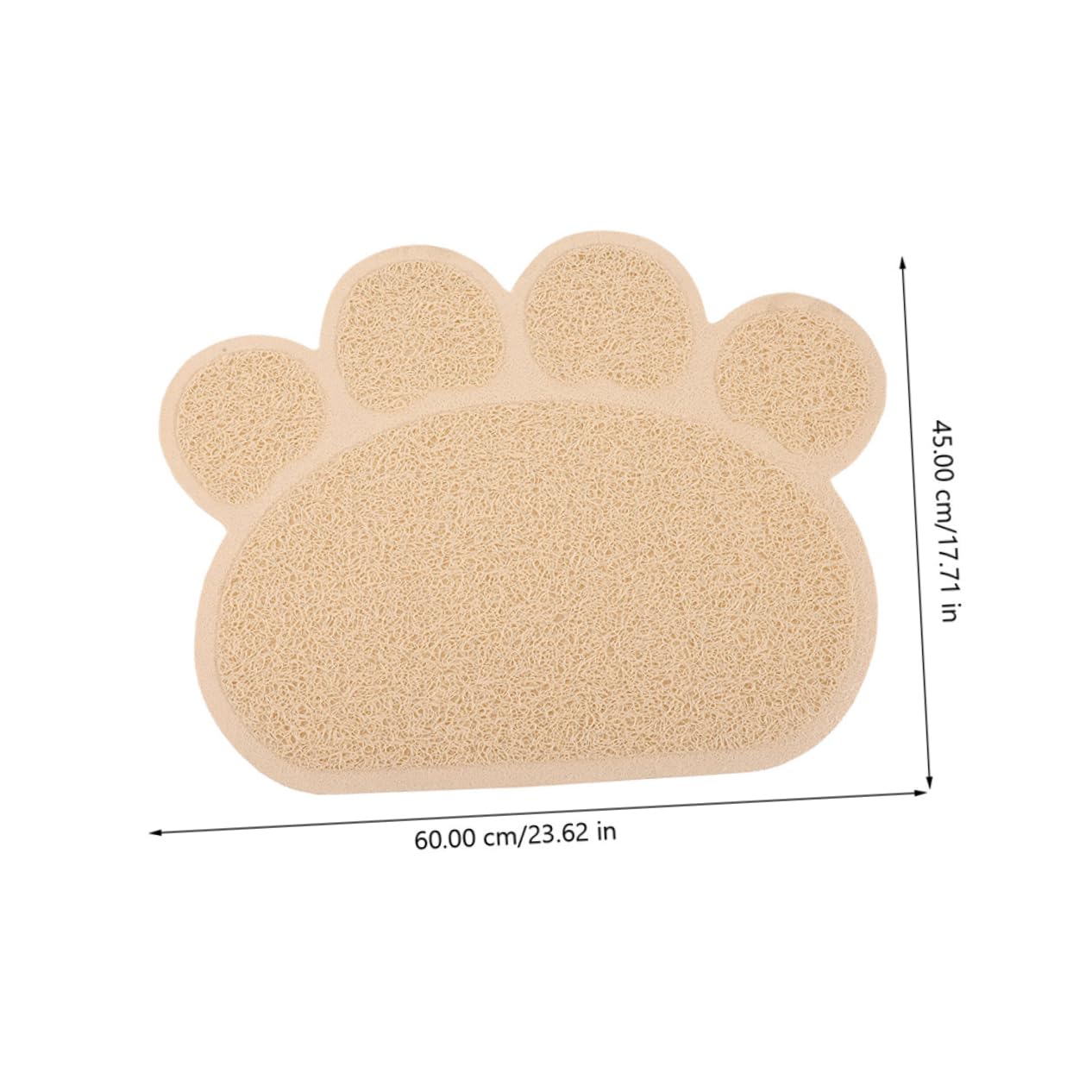 UPKOCH 2 Stück Katzentoilettenmatte Rutschfest für Böden Einfach zu Reinigen Hält Katzensand und Futterreste Zurück für Haustiere