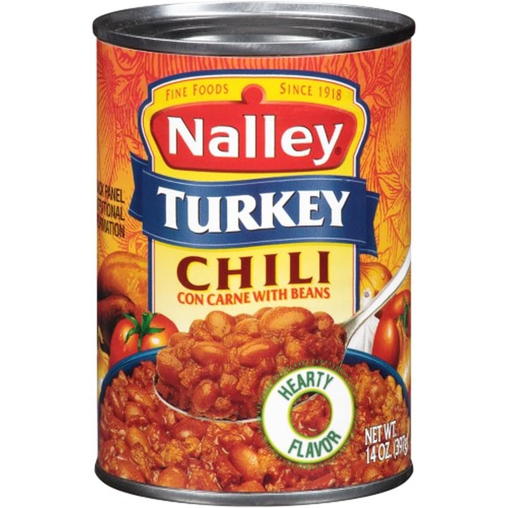 Nalley Turkey Chili Carne with Beans 14 oz (case of 12)