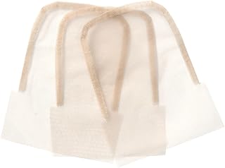 YANTAISIYU 3 Pieces 4X4 Inch Lace Net Wig Accessories Lace Base Net Frontal Closure Base for Wig Making Lace Top Closure (Beige)
