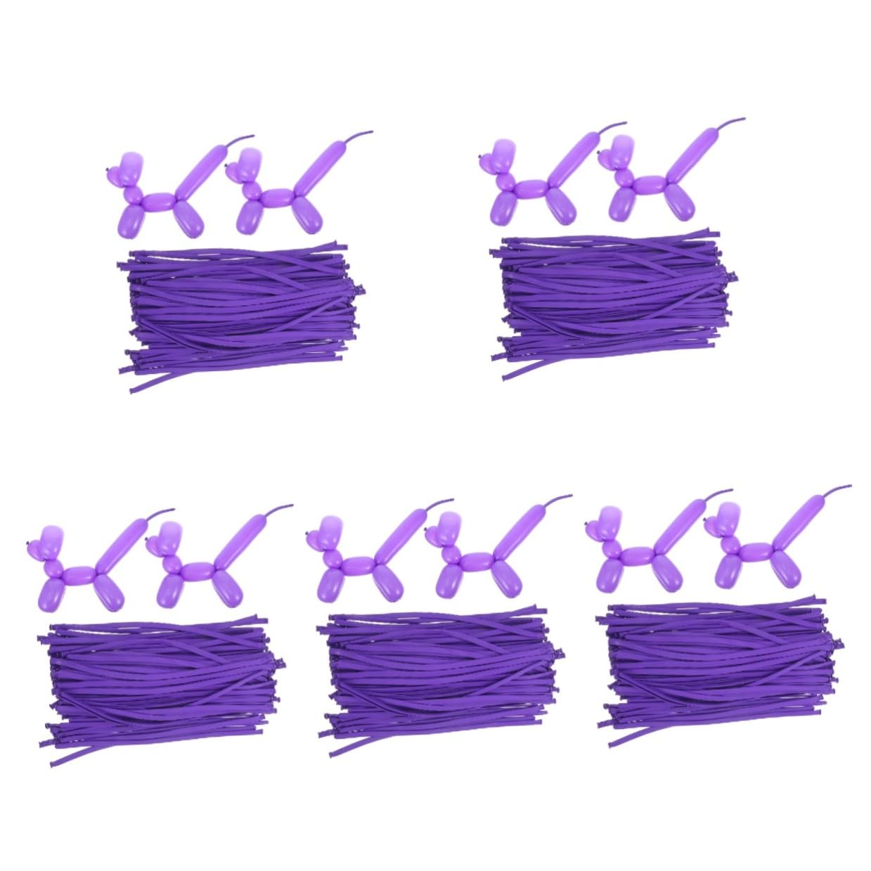 HANABASS 500 Piezas Globos de Látex para Modelar Decoración Creativa de Fiesta y Bodas Kit de Globoflexia Seguro y Resistente para Festivo