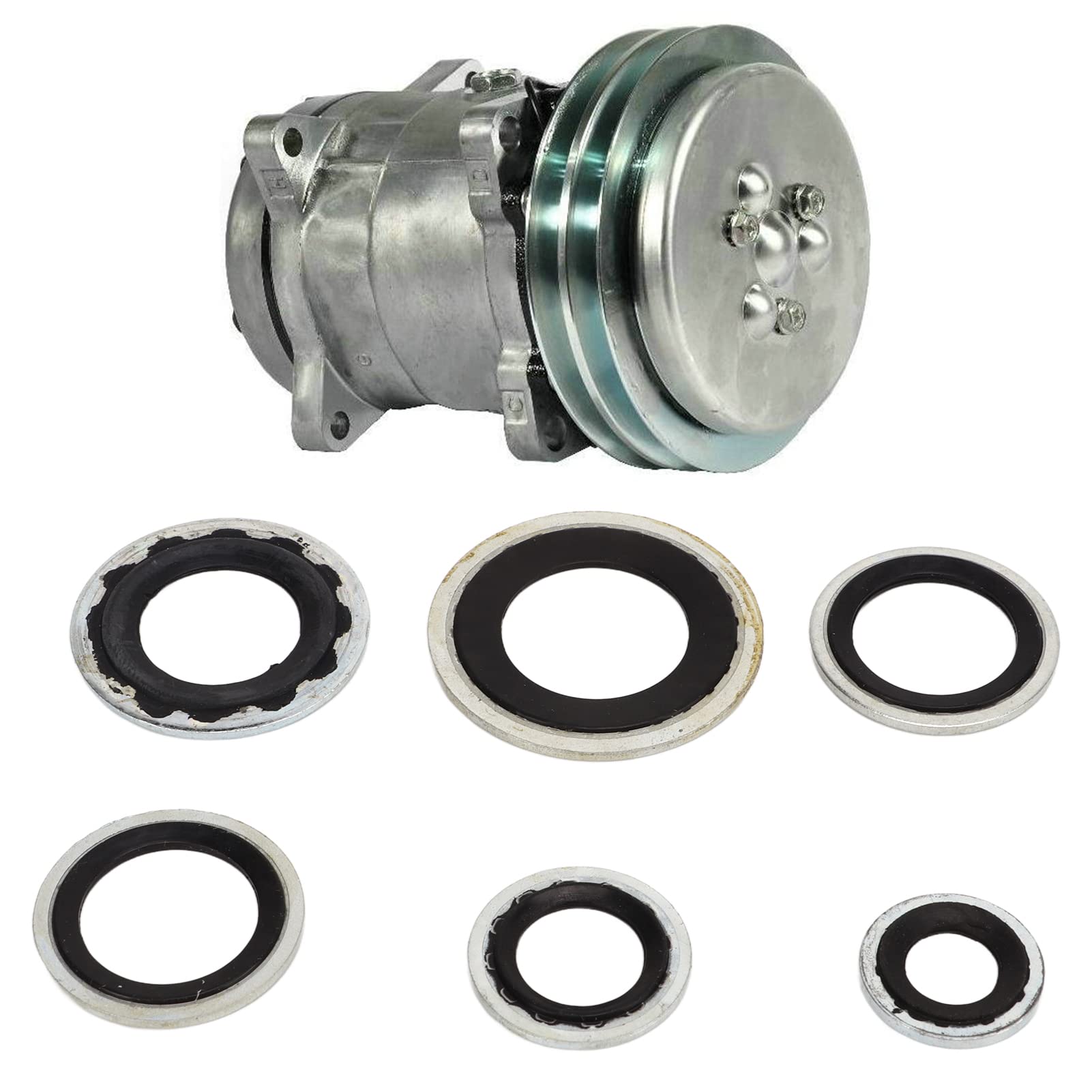 Confezione da 30 Anelli di Tenuta per Climatizzatore, Set di Anelli di Tenuta, Kit di Guarnizioni per Compressore AC con Scatola Trasparente, Leggero Portatile Universale per Auto