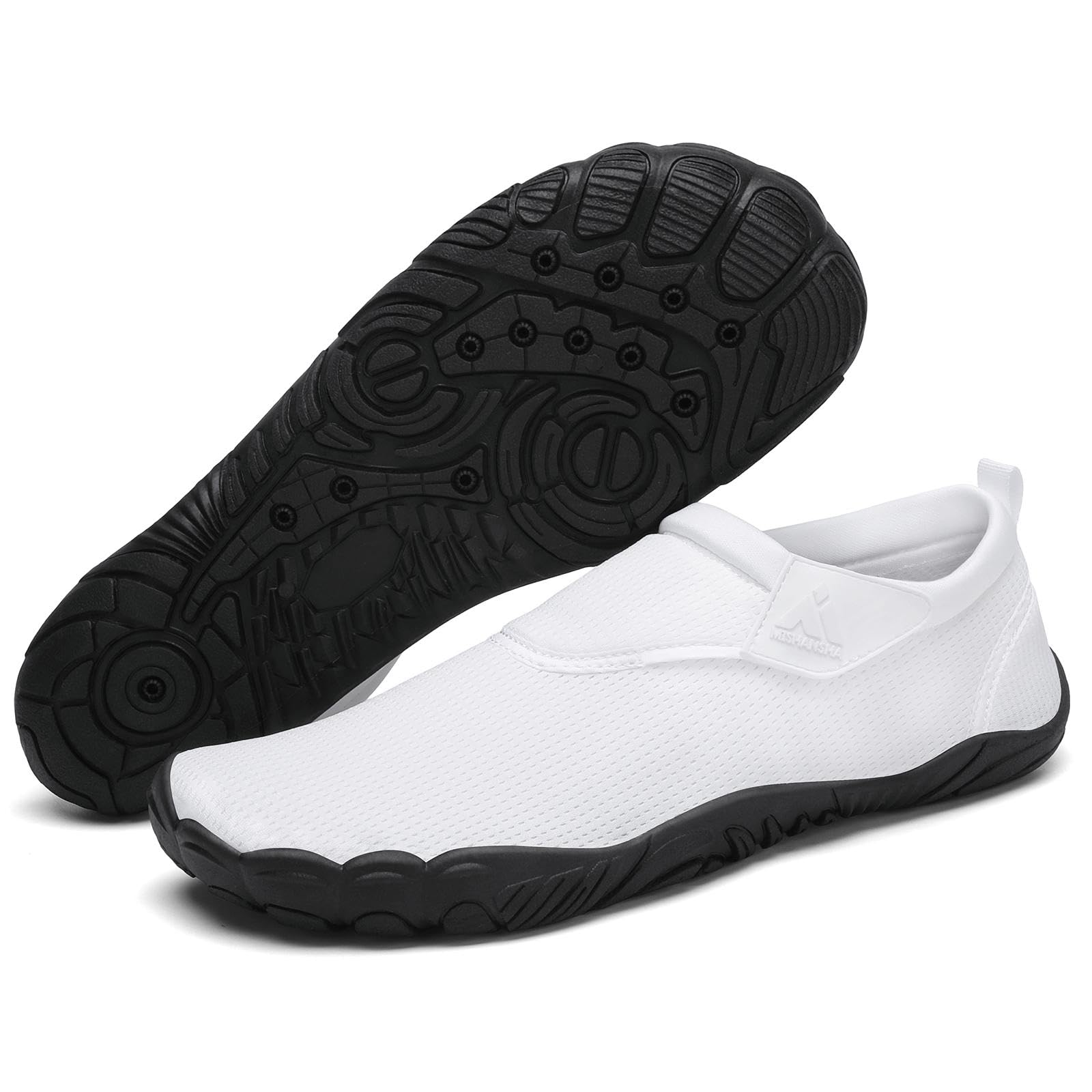 Mishansha Badeschuhe für Herren Damen Unisex Bequeme Atmungsaktive Aquaschuhe für Outdoor und Wassersport EU 36-46