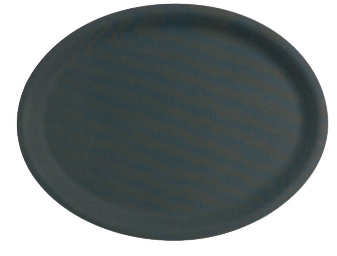 Piazza 367301 - Vassoio ovale in gomma con trattamento antiscivolo, lunghezza 44 cm, larghezza 58 cm
