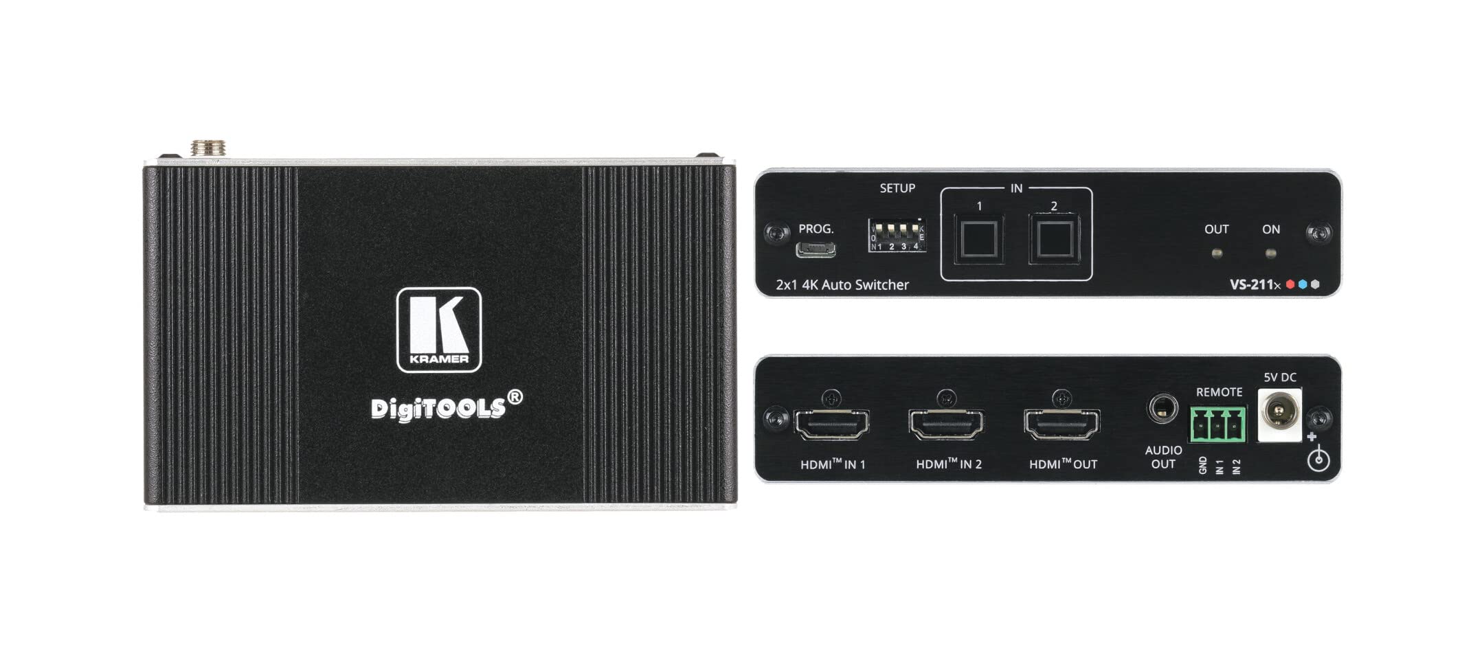 KramerElectronics VS-211X 2X1 4K HDR HDMI Auto Switcher