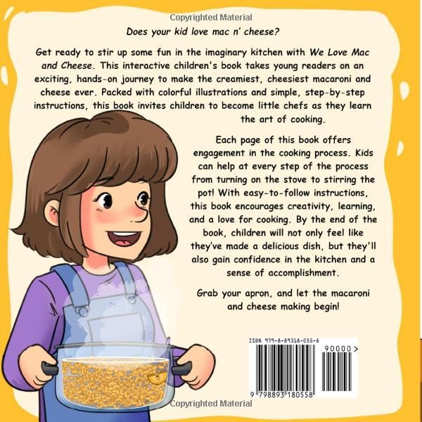 We Love Mac & Cheese: A Cooking Lesson for Kids (An Interactive and I-Spy Game of Mac and Cheese Cookbook for Kids) image 3