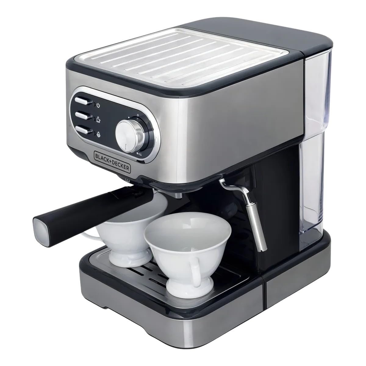 BLACK+DECKER Cafeteira Elétrica, Compatível com Cápsulas Nespresso e Dolce Gusto, Até 2 Xícaras de Café Simultâneas, 110 V, Modelo CE1100G-BR