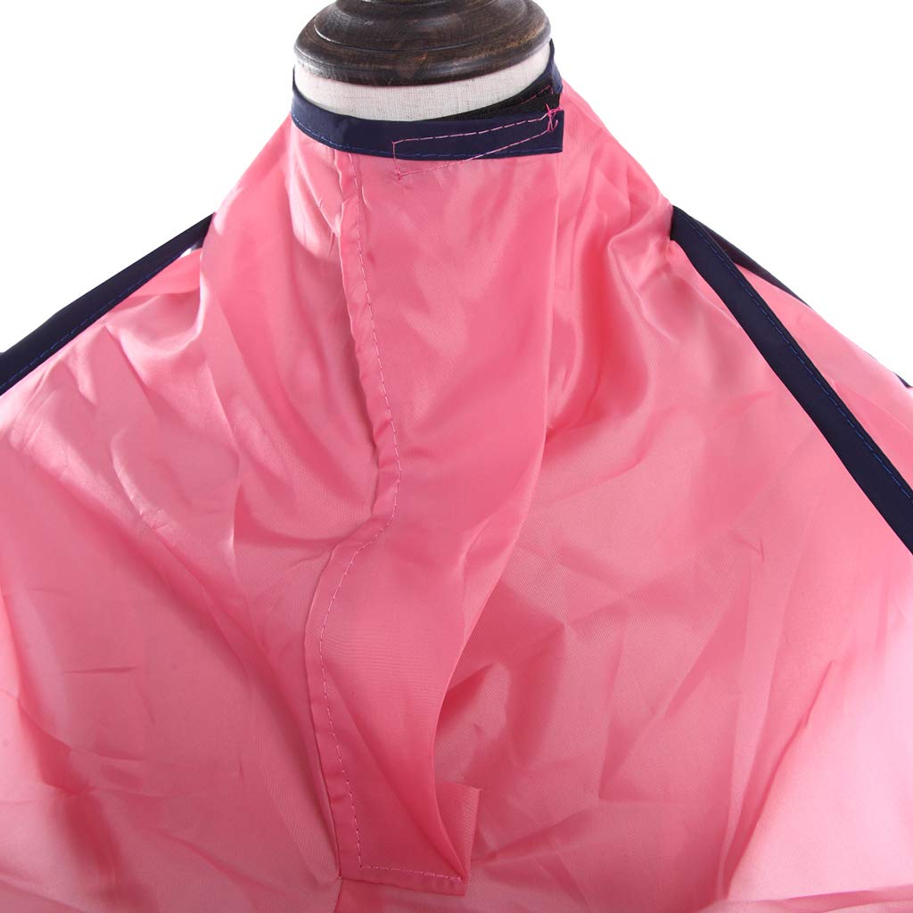 Juego de 10 capas de corte de pelo profesional, color rosa