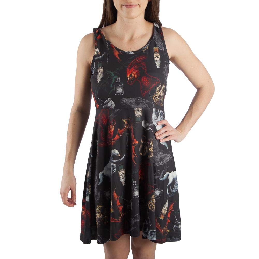 Harry Potter Magical Elements A-Line Dress