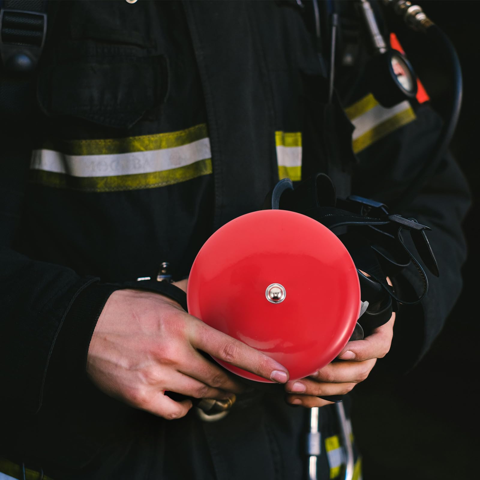 Rot Eisen Feueralarmglocke für Wasseralarmsysteme mit Lauter Alarmanzeige