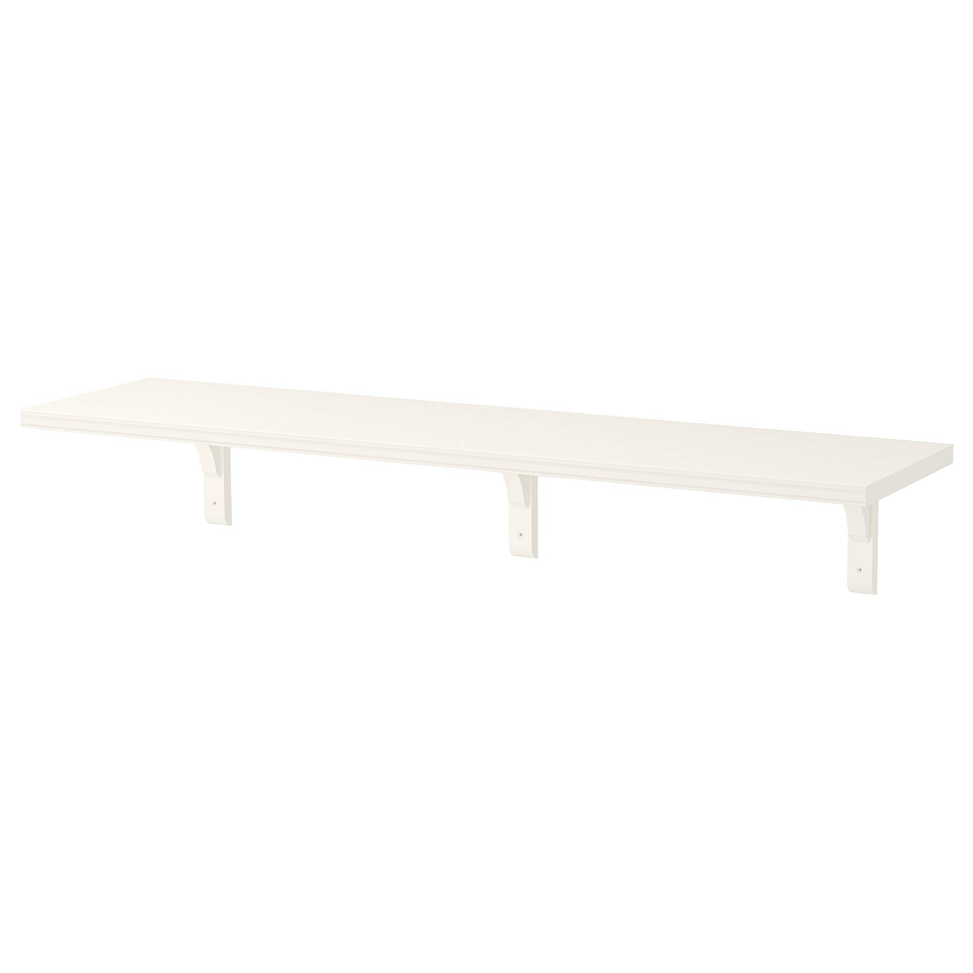 Étagère murale blanche 120 x 30 cm Ramshult Bergshault pour ranger vos livres