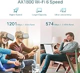 TP-Link Répéteur WiFi 6 RE605X, Amplificateur WiFi AX1800 Mbps, Port Ethernet Gigabit, Repeteur WiFi Puissant, Compatible avec Les Box Internet, Profitez sans Changer Votre Box - 5