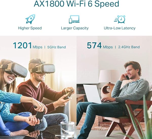 TP-Link RE605X Ripetitore Mesh WiFi 6 AX1800Mbps, 2 Antenne Esterne, Amplificatore WiFi Extender, 1 Porta Gigabit Ultraveloce, Amplificatore Segnale, Easymesh, Beamforming - 5