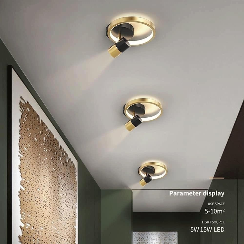 Lámparas de Pared para Dormitorio, luminosidad Ajustable, LED, Foco de Pared Ajustable, Metal, giratorias, para mesita de Noche, Dormitorio y Sala de Estar.