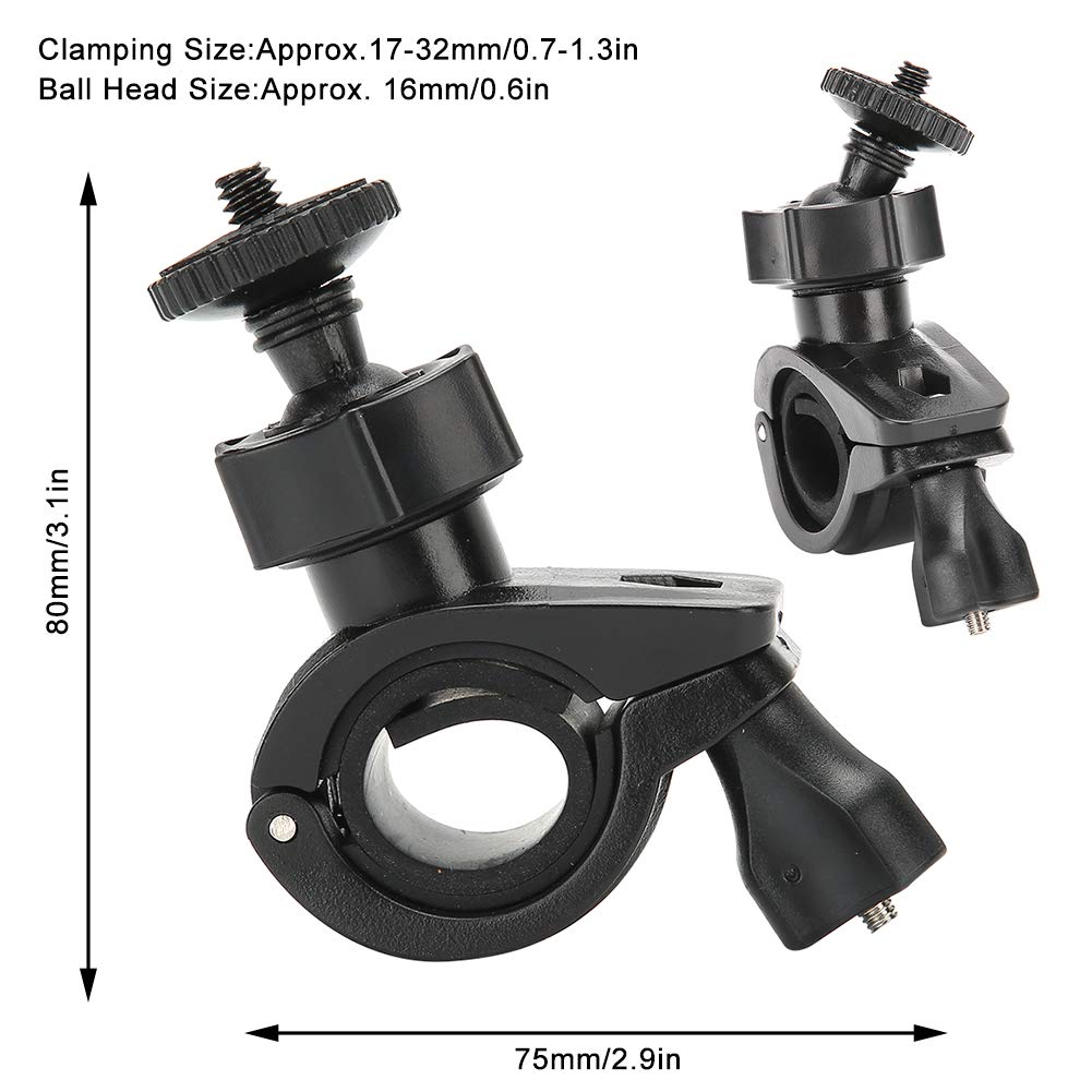 2PCS Supporto per Dash Cam per Auto Supporto per Auto HD 076A Supporto per Dash Cam per Auto Bicicletta Moto Staffa per Bicicletta Moto Auto