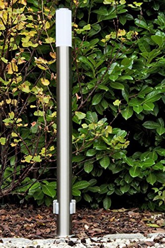 Lampe moderne en acier inoxydable pour extérieur et jardin avec douille E27