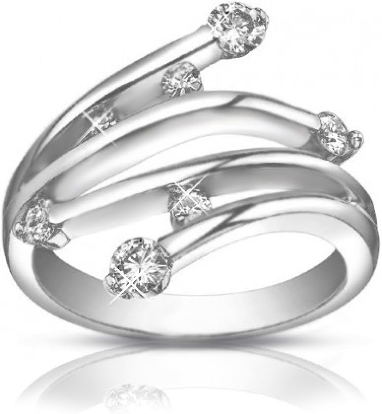 0.75 ct Ladies Round Cut Diamond Anniversary Ring in Platinum
