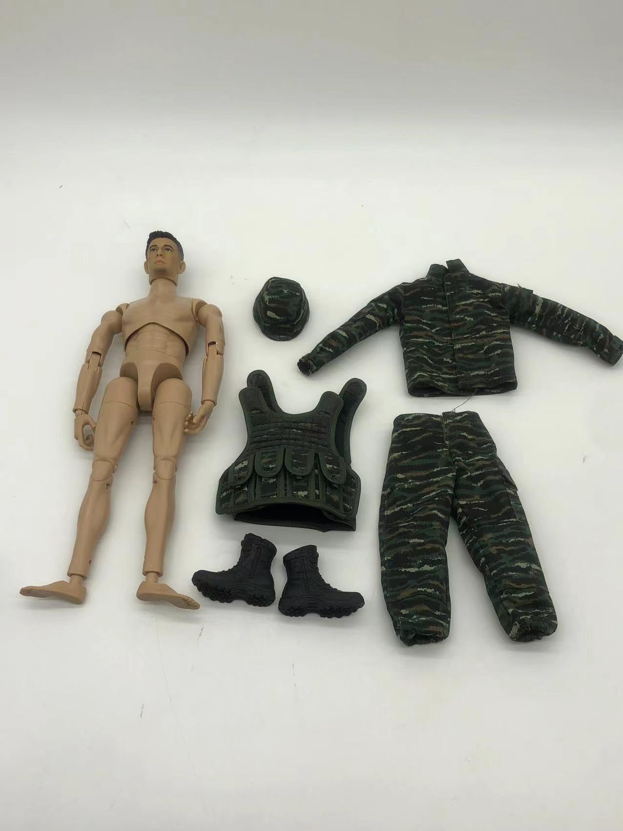 30,5 cm 1/6 wojskowa armia bojowa misja pokojowa chińskiego żołnierza morskiego figurka model CH02