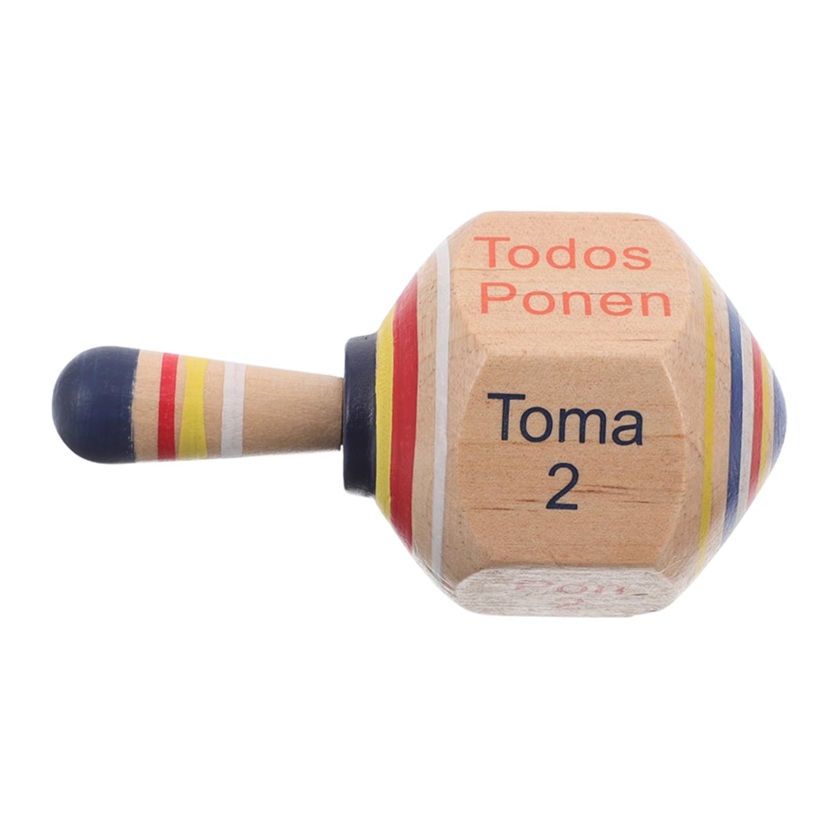 Milisten Smooth Spinning Top Toy Mexican Wooden Gyro for Kids Fidget Toy for Parties