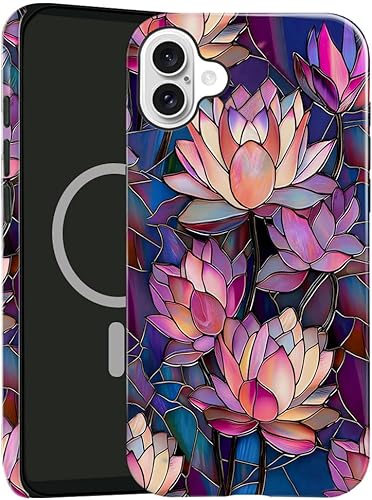 Miniatura 23 de Funda TnXee Compatible con iPhone 14, Compatible con MagSafe, Funda Híbrida de 2 Capas con Protección Anti-Caídas y Brillante para Niñas y Niños,