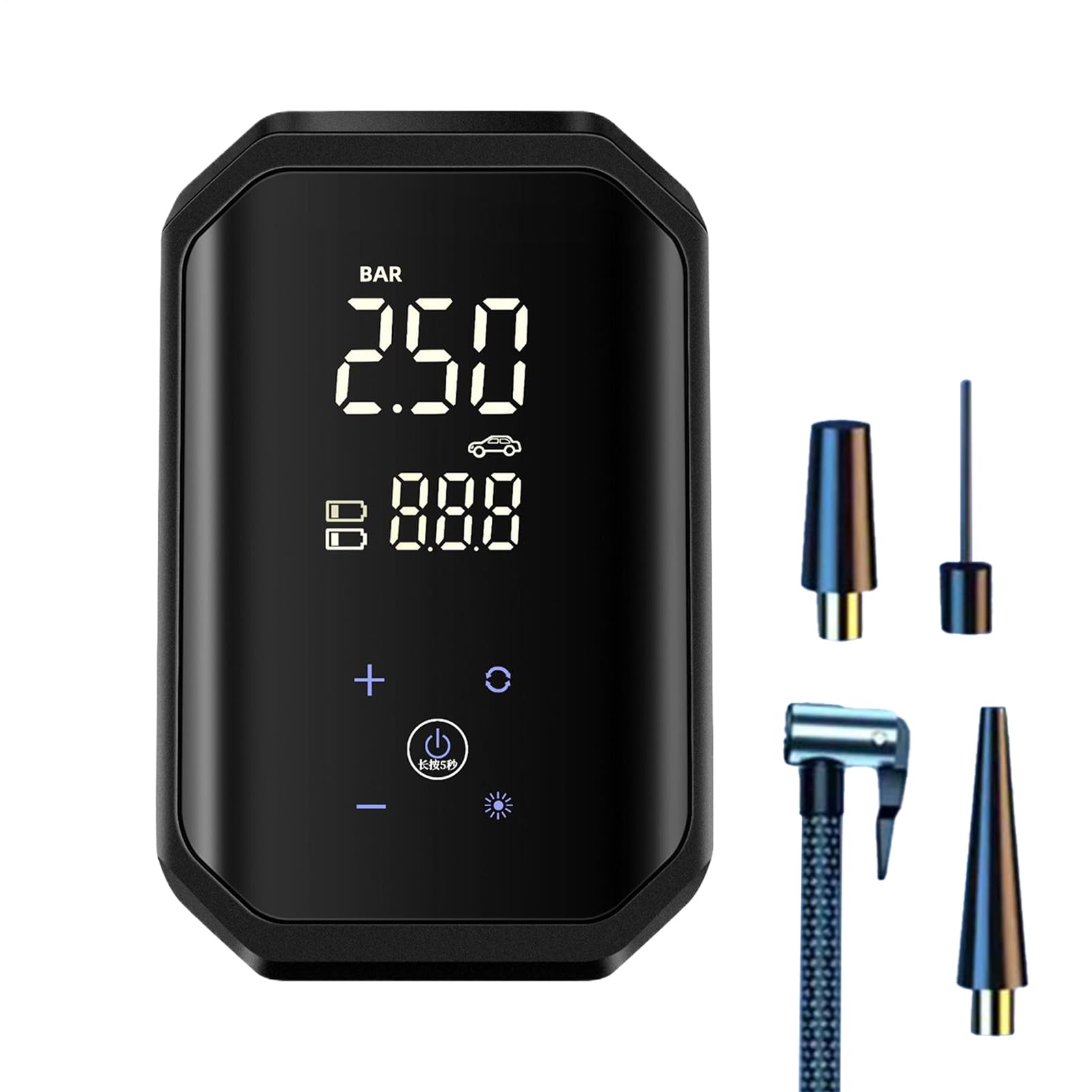 Mini pompa ad aria Display Digitale, Autospegnimento, Leggero