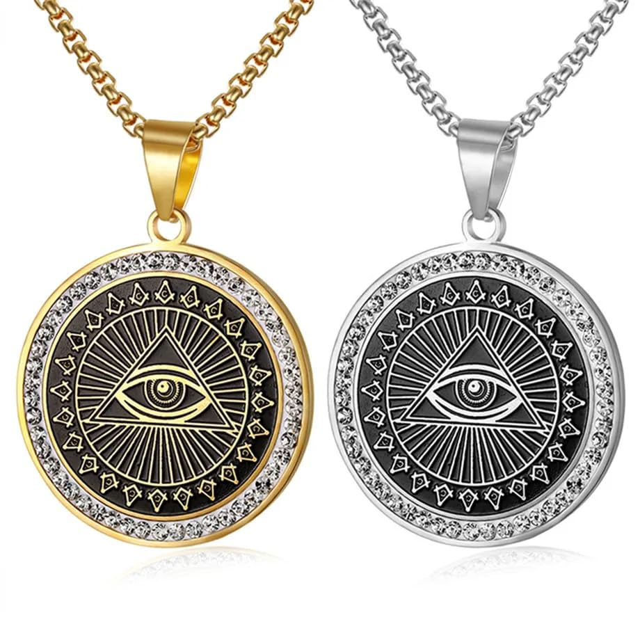 Collier Pendentif Oeil d'Horus en Argent Sterling 925, une pièce durable d'exception