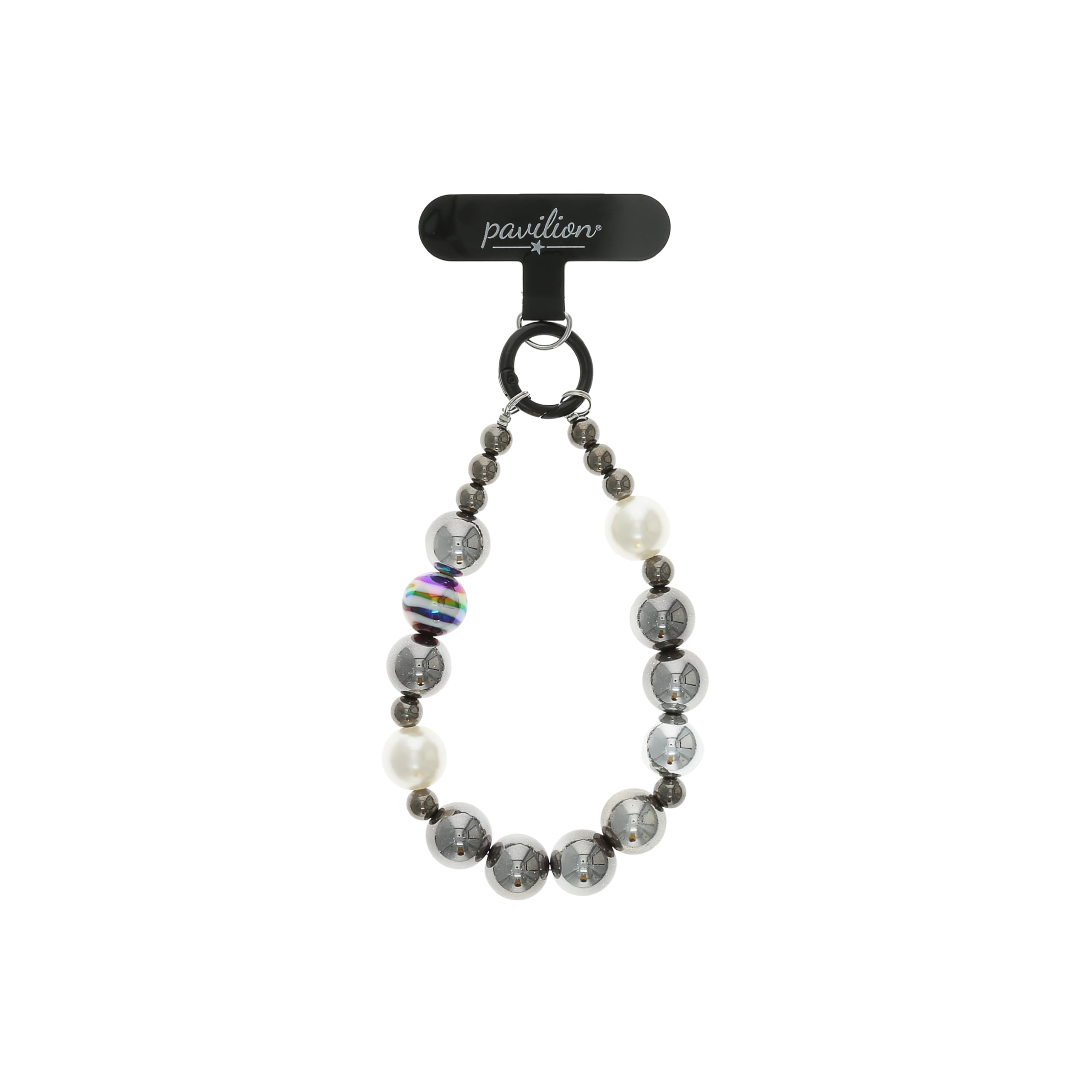 Amazon.com: Pavilion Gift Company Silver Beaded Phone Wristlet