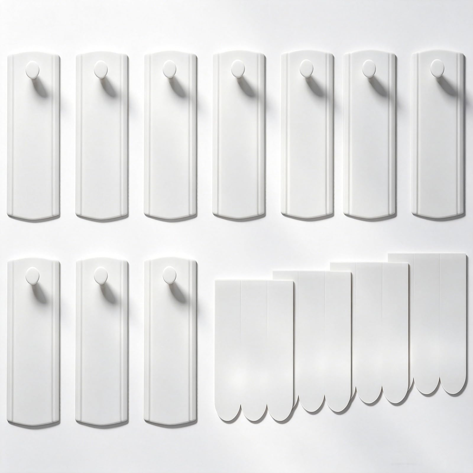 10 Command Picture Hanging Hooks with 10 Command Strips Heavy Duty, Damage-Free Wall Hooks Hold 1.8kg (4lbs), No Nails Required, Ideal for Renters, Offices & Home Decor