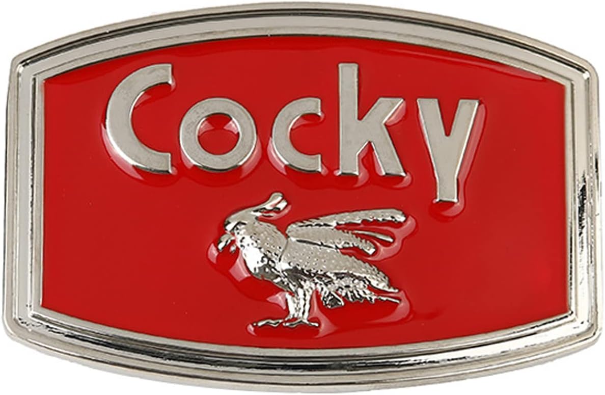 MASOP VOGU Rectangle Casual Animal Mens Cocky Rooster Belt Buckles Metal Cowboy