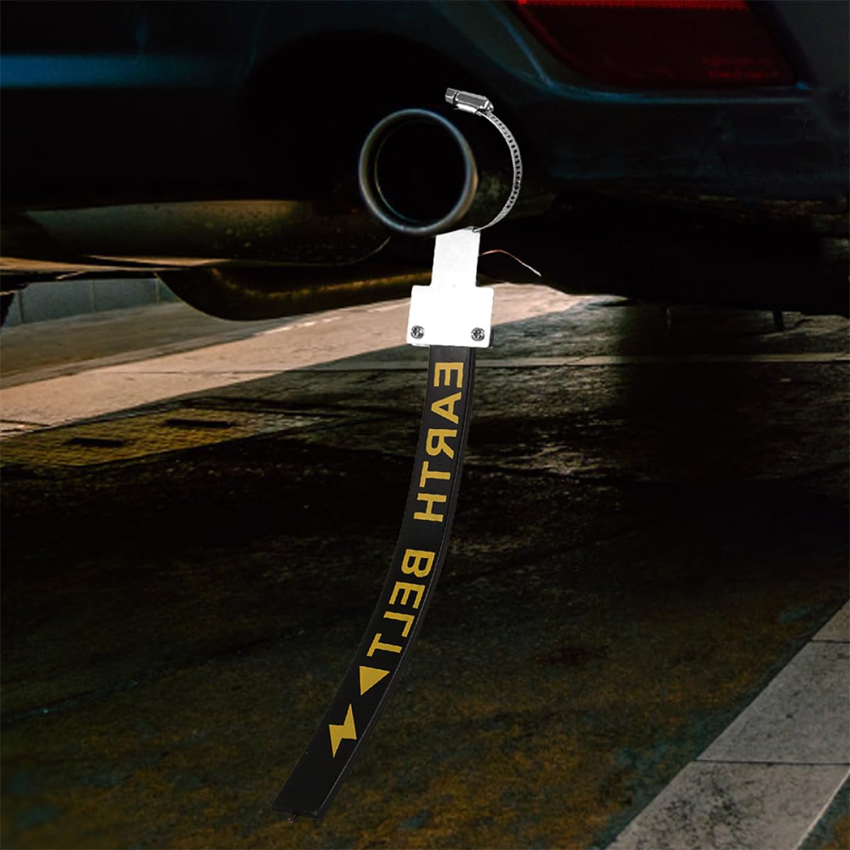 VALICLUD Courroie Antistatique Noire Suspendue pour Véhicule SUV Fil de Mise la Terre Statique Sangle de Décharge Électrique Accessoire Anti-électricité Statique pour Voiture et Camion