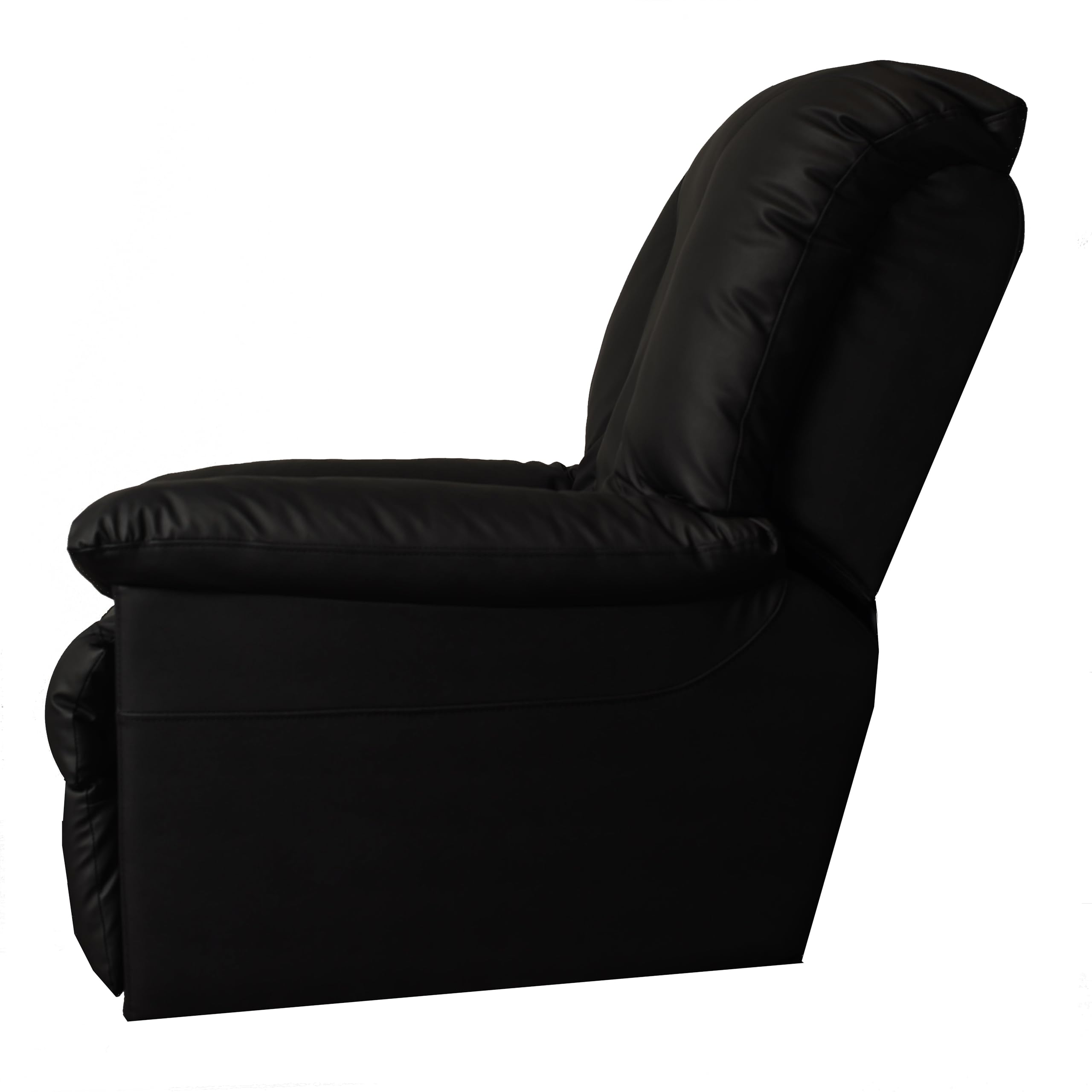 Sanotechnik Massagesessel Schwarz - mit Shiatsu-Funktion, Relaxsessel mit Liegefunktion, Sessel für Wohnzimmer - Massage Stuhl für Entspannung und Ganzkörpermassage - Lederpolsterung