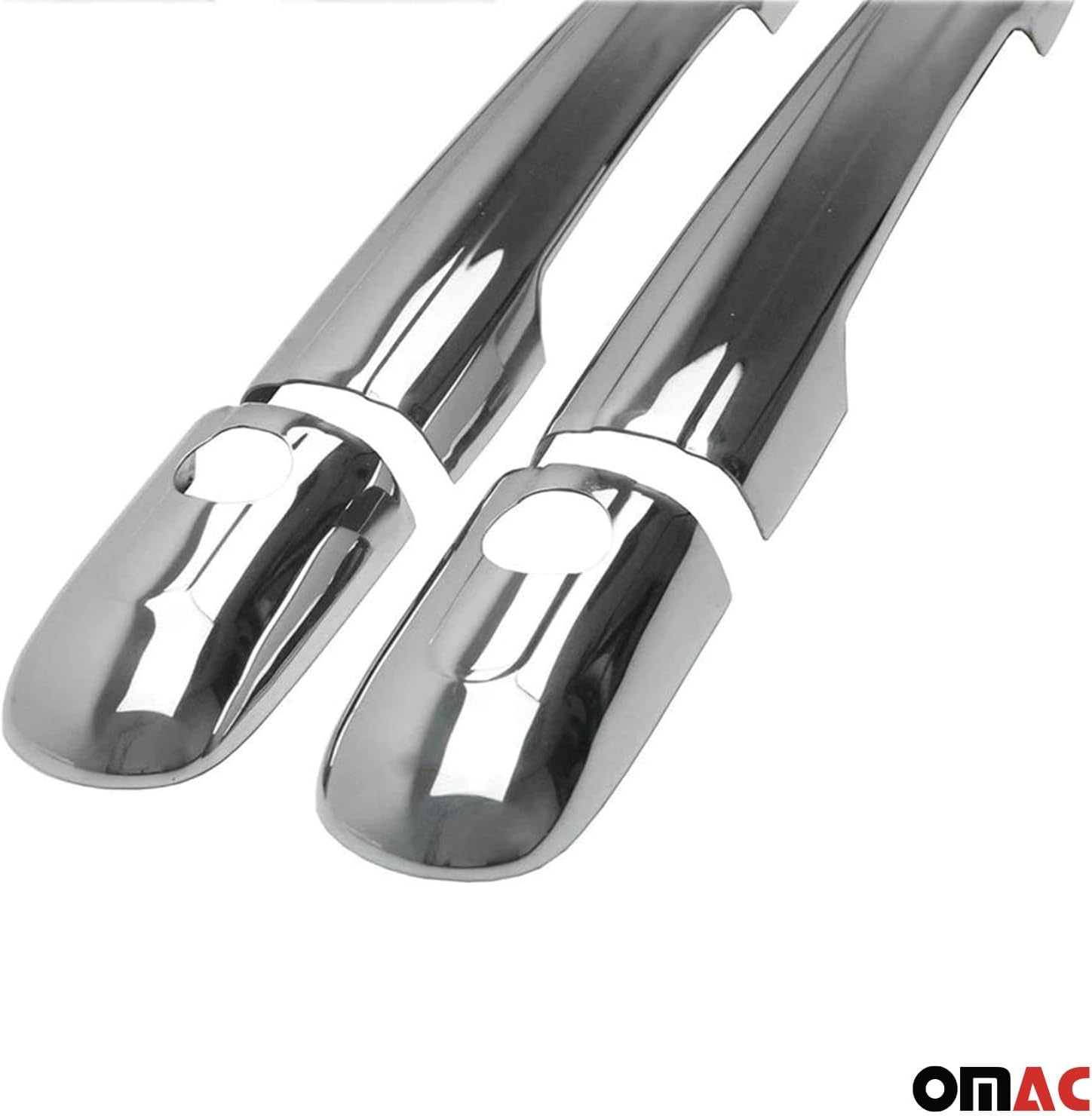 OMAC Door Handle Cover Guard for Dodge Sprinter 2003-2006 S.Steel 4Pcs 2 Key Hole
