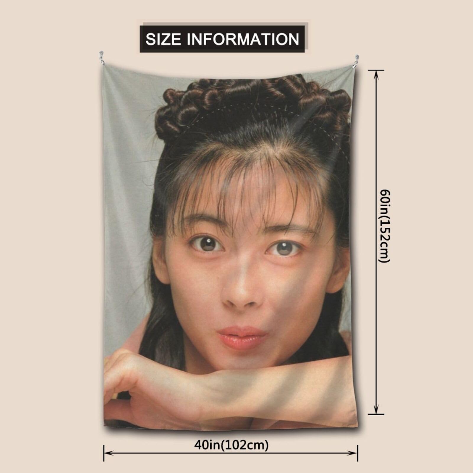 Amazon.co.jp: 中山美穂 タペストリー インテリア 装飾アート