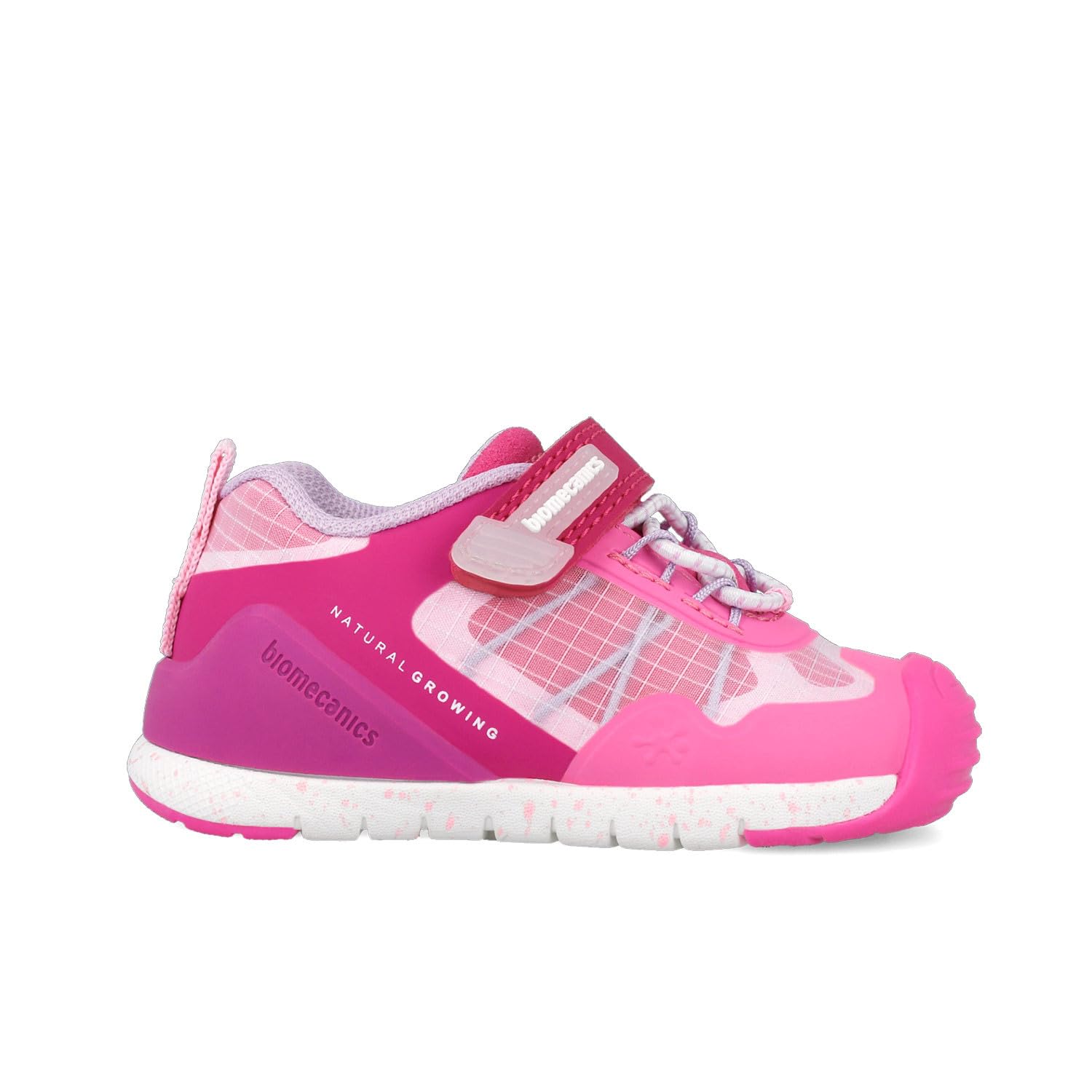 Biomecanics 251137-C | Zapatillas Deportivas Niña | Tallas 19-26 | Cierre Gancho y Bucle y Elástico | Avaladas por el IBV